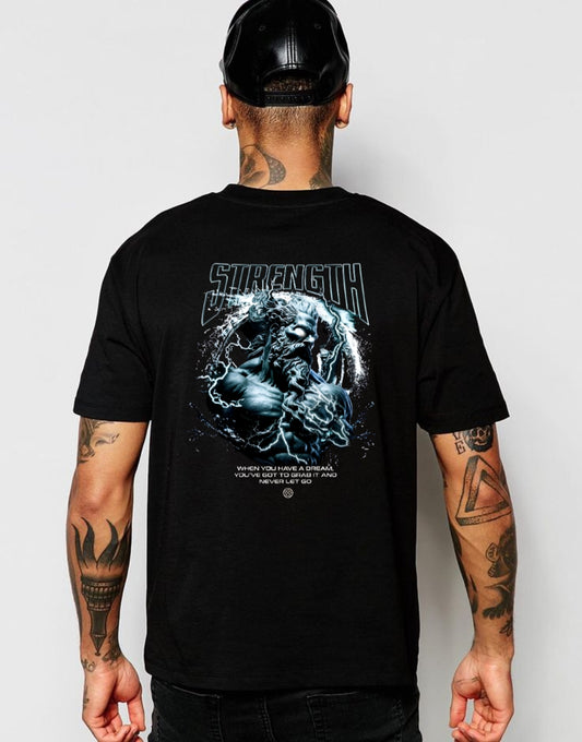 "STRENGTH" Graphic Tee – Unleash the Titan Within