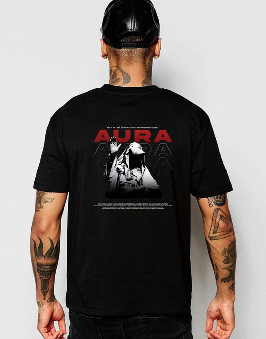 "AURA" Oversized Graphic Tee – Power You Can Feel